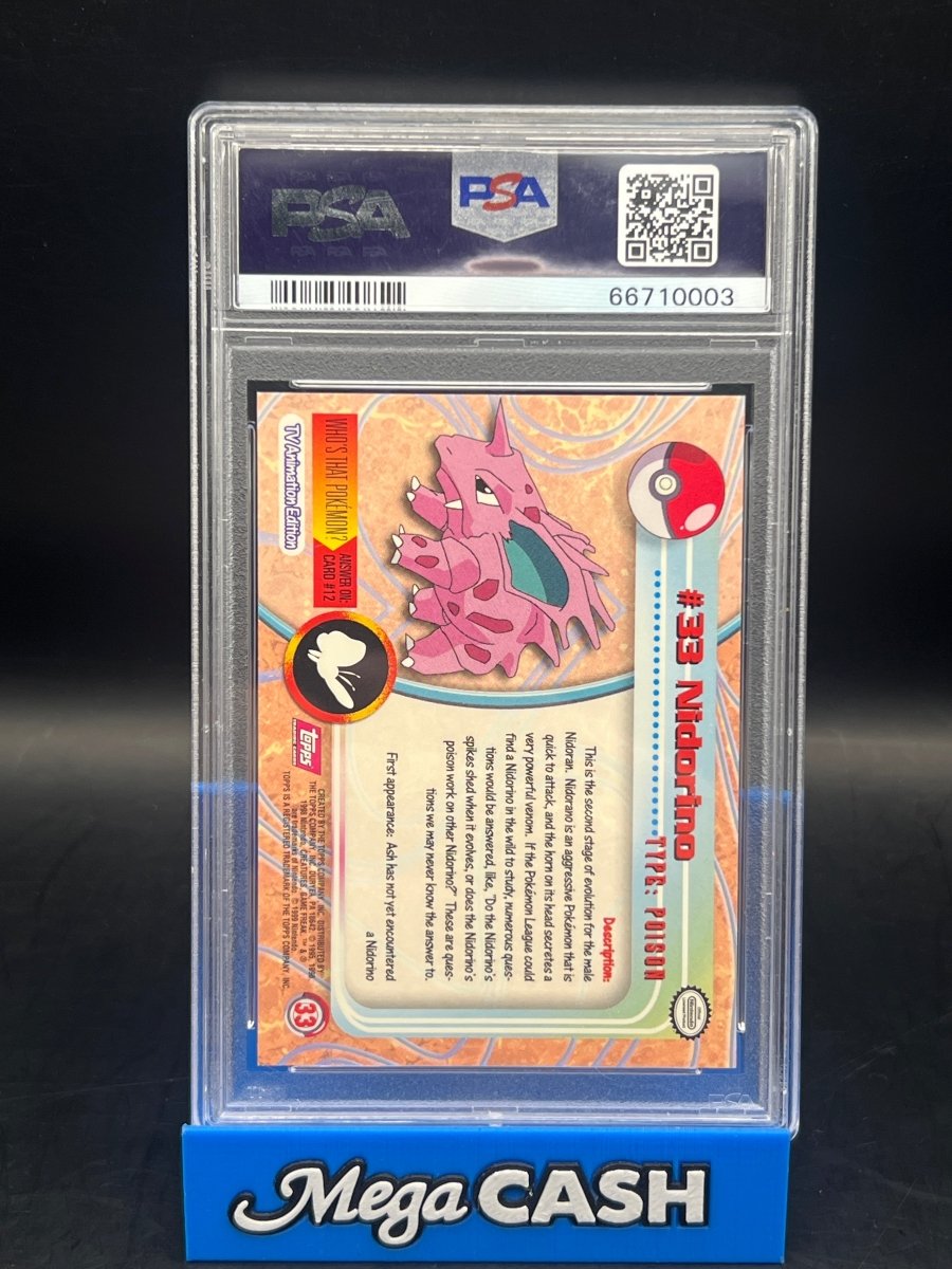 Pokémon PSA 10 Topps Nidorino 33 - Mega Cash Sydney
