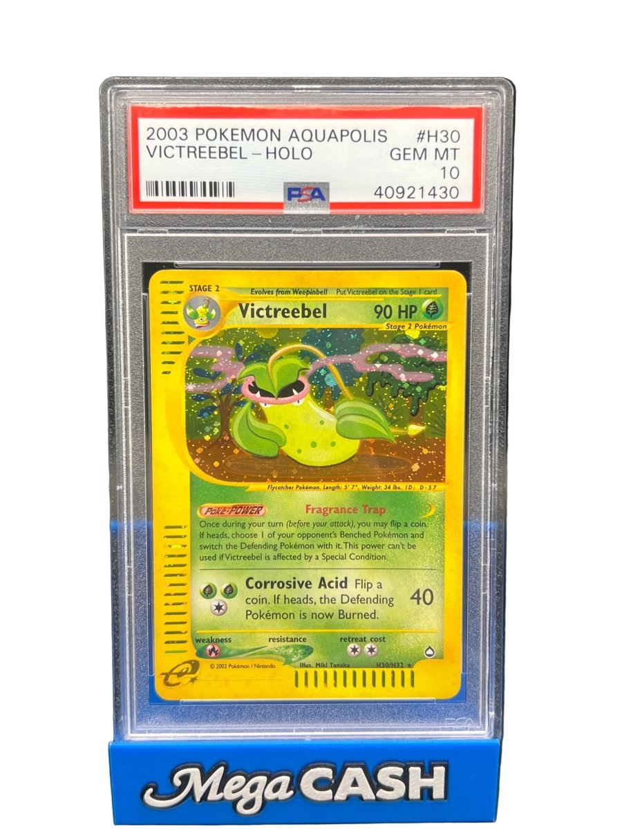 Pokémon - PSA 10 Victreebel H30/H32 Aquapolis - Mega Cash Sydney