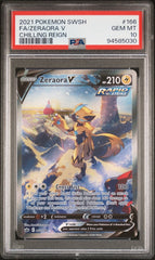 Pokémon - PSA 10 Zeraora V 166/198 Chilling Reign - Mega Cash Sydney