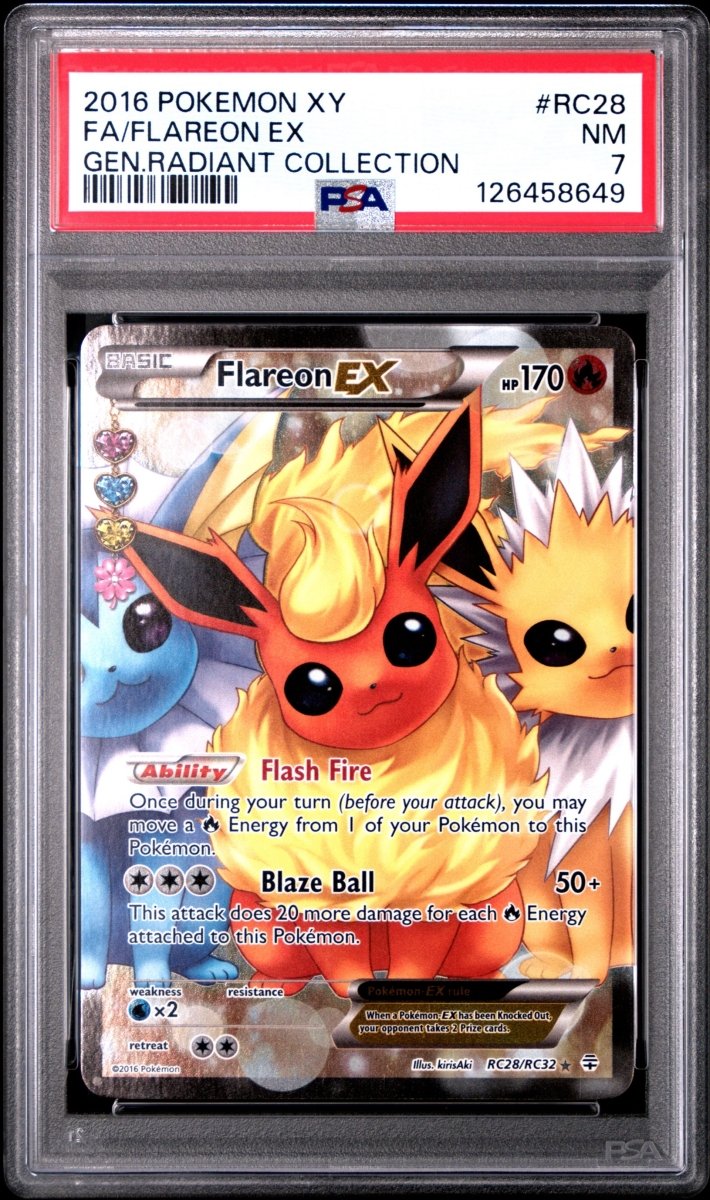 Pokémon - PSA 7 - Flareon EX RC28/RC32 - Mega Cash Sydney