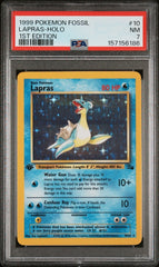 Pokemon - PSA 7 Lapras 10/62 Holo 1ST Edition Fossil - Mega Cash Sydney