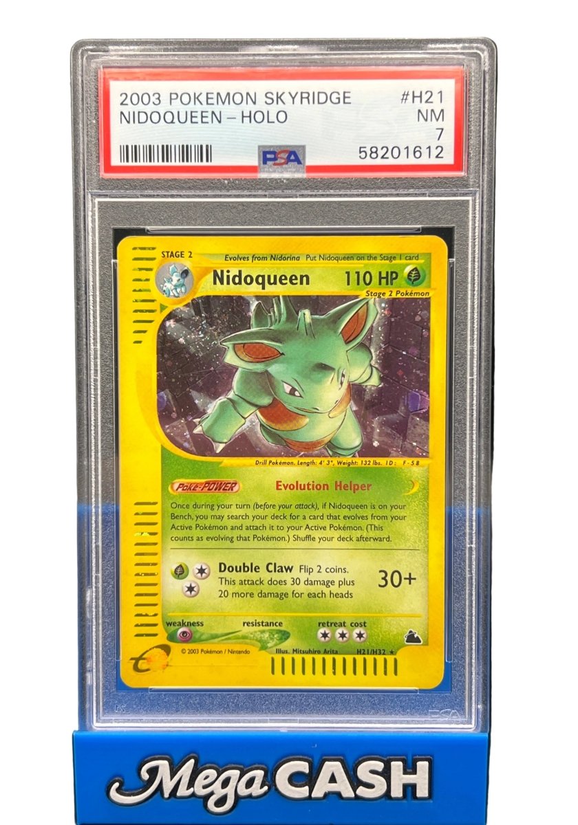 Pokémon - PSA 7 Nidoqueen H21/H32 Skyridge - Mega Cash Sydney