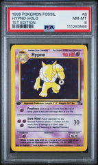 Pokémon - PSA 8 1ST Edition Hypno 8/62 Fossil - Mega Cash Sydney