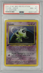 Pokemon PSA 8 Celebi 3/64 1st Edition Holo Neo Revelation - Mega Cash Sydney