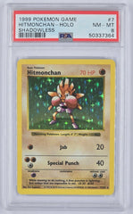Pokemon - PSA 8 Hitmonchan 7/102 Shadowless - Mega Cash Sydney