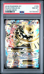 Pokémon - PSA 8 M Steelix Ex 109/114 XY Steam Siege - Mega Cash Sydney