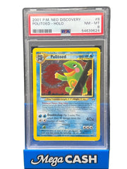 Pokémon - PSA 8 Politoed Holo 8/75 Neo Discovery - Mega Cash Sydney
