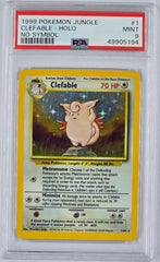 Pokemon - PSA 9 Clefable 1/64 Jungle No Symbol Error - Mega Cash Sydney