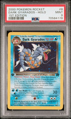 Pokemon - PSA 9 Dark Gyarados 8/82 Holo 1st Edition Rocket - Mega Cash Sydney