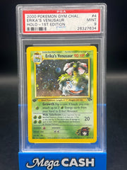 Pokémon - PSA 9 Erika’s Venusaur 1ST Edition 4/132 - Mega Cash Sydney