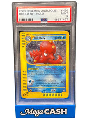 Pokémon - PSA 9 Octillery Holo H20/H32 Aquapolis - Mega Cash Sydney