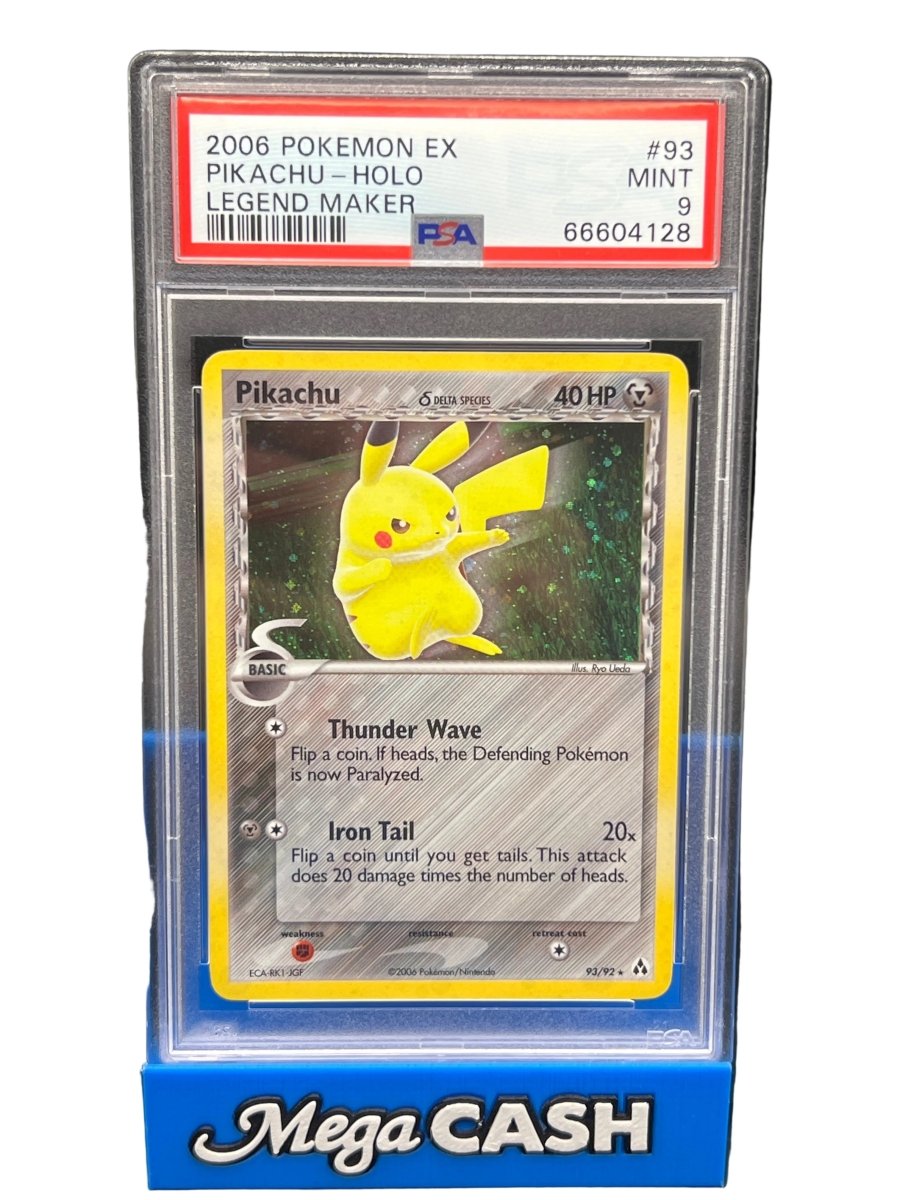 Pokémon - PSA 9 Pikachu 93/92 Legend Maker - Mega Cash Sydney