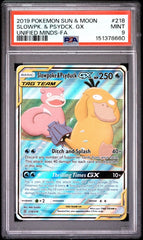 Pokemon - PSA 9 Slowpoke & Psyduck GX 218/236 - Mega Cash Sydney