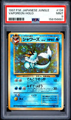 Pokemon PSA 9 Vaporeon 134 Holo Jungle Japanese - Mega Cash Sydney