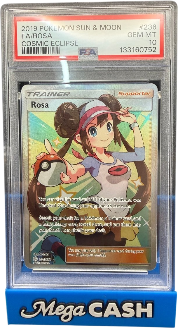 Pokémon - Rosa 236/236 PSA 10 - Mega Cash Sydney