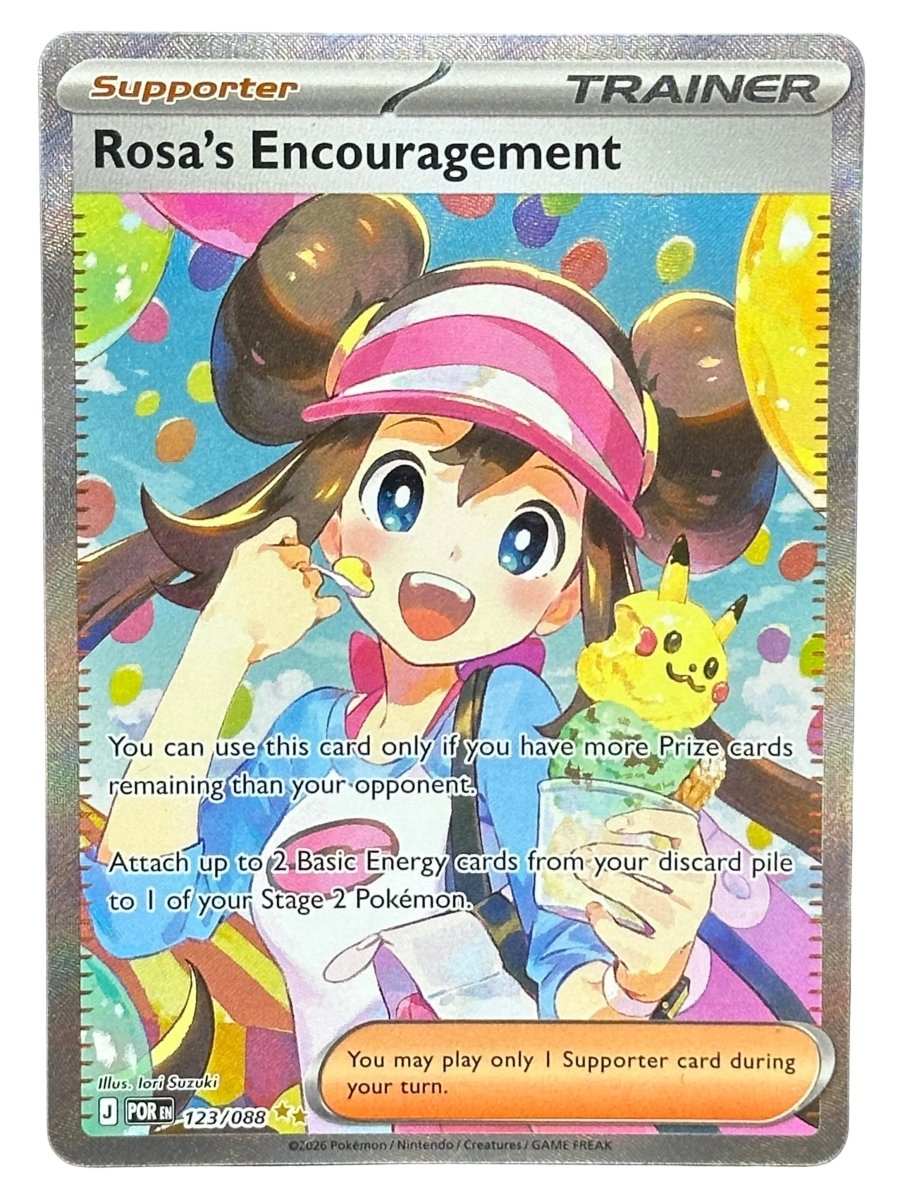 Pokemon - Rosa’s Encouragement - Perfect Order 123/088 - Mega Cash Sydney