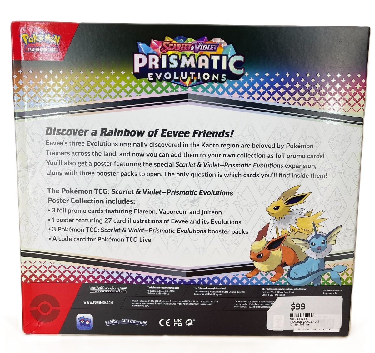 Pokemon Scarlet & Violet Prismatic Evolutions - Mega Cash Sydney