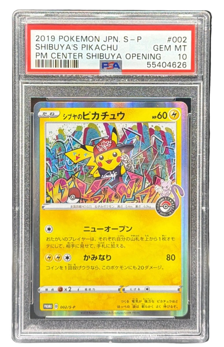 Pokemon - Shibuyas Pikachu - 002/S - P Pokemon Centre Opening PSA 10 - Mega Cash Sydney