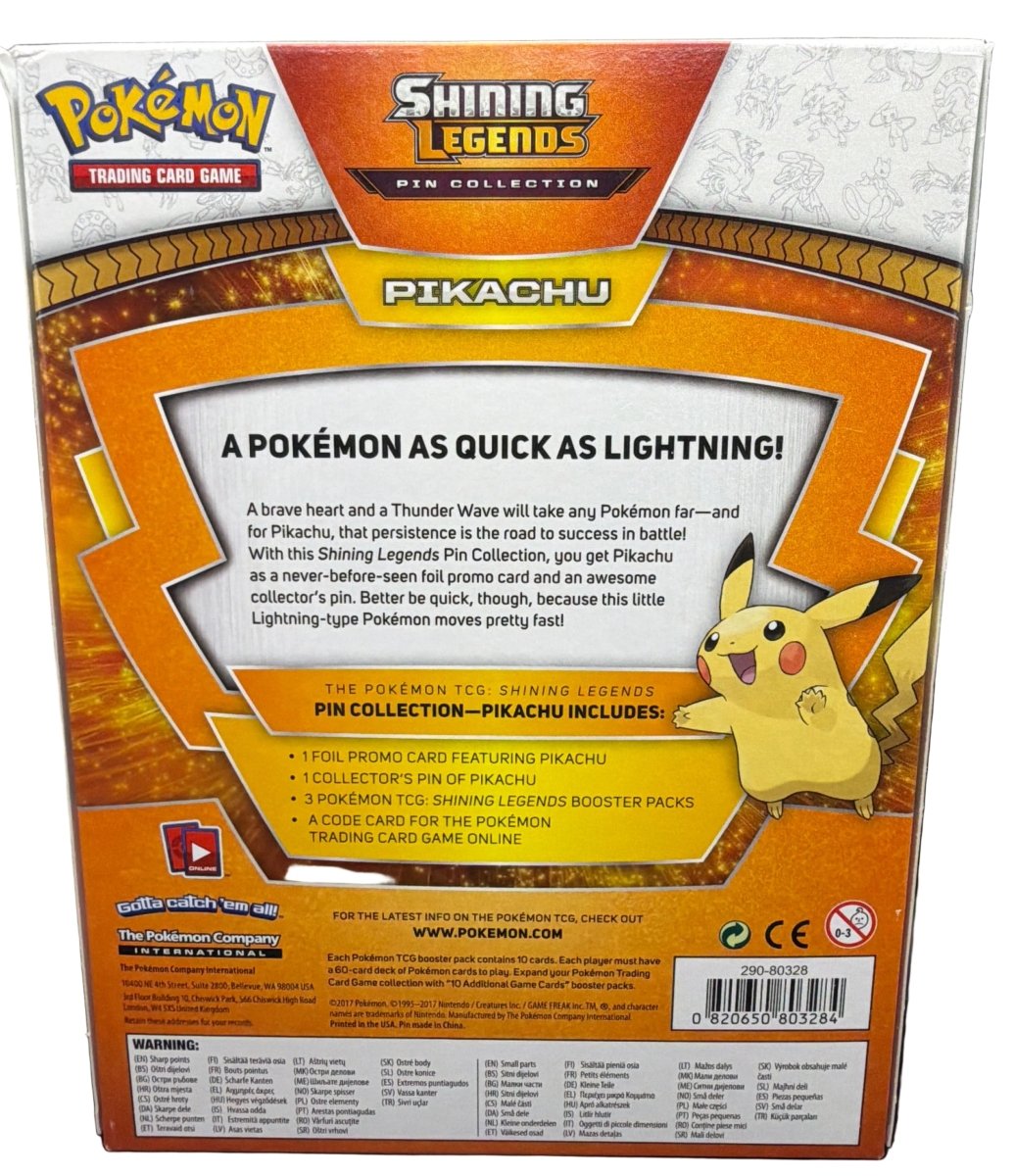 Pokemon - Shining Legends pin collection - Pikachu - Mega Cash Sydney