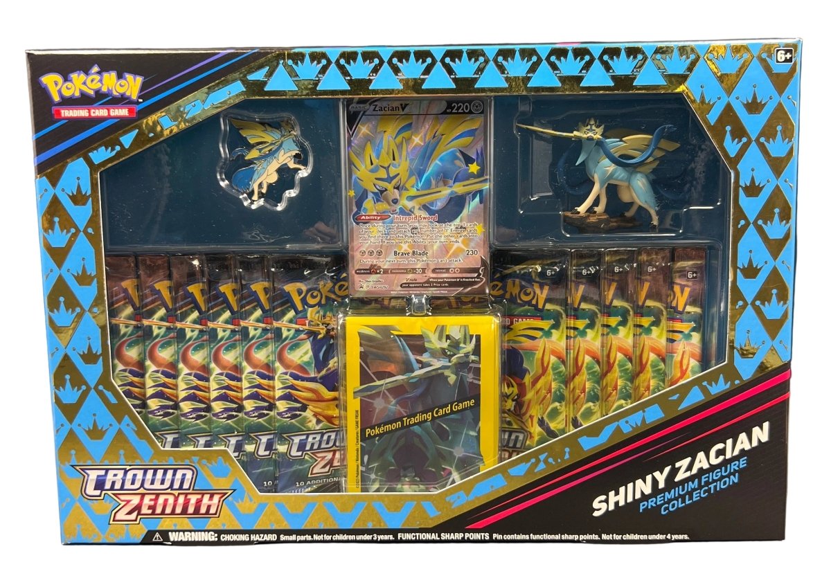 Pokemon - Shiny Zacian Premium Figure Collection Box - Crown Zenith - Mega Cash Sydney