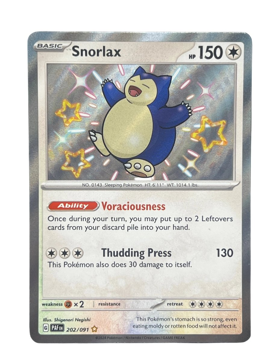 Pokémon - Snorlax 202/091 - Paldean Fates - Mega Cash Sydney