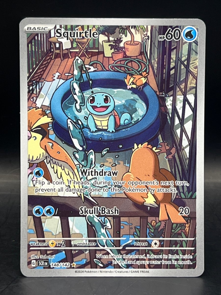 Pokémon - Squirtle IR 148/142 Stellar Crown - Mega Cash Sydney