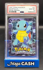 Pokémon - Squirtle - TOPPS - Movie Edition E7 - PSA 10 GEM MT - Mega Cash Sydney