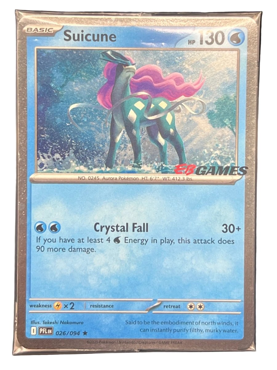Pokémon - Suicune 026/094 EB Games - Mega Cash Sydney