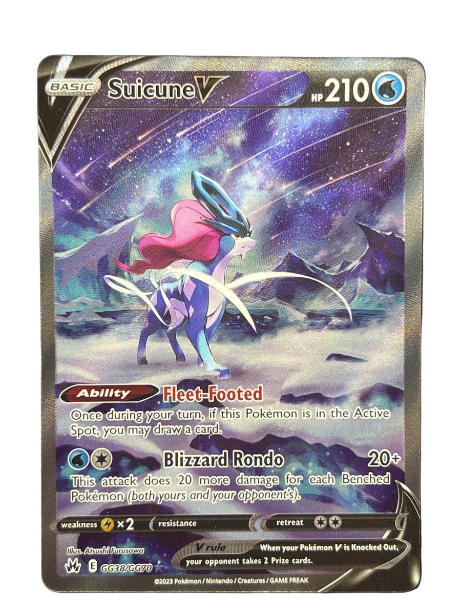 Pokémon - Suicune V GG38/GG70 Crown Zenith - Mega Cash Sydney