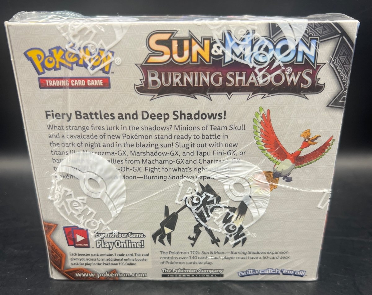 Pokemon - Sun & Moon burning Shadows Booster Box - Mega Cash Sydney