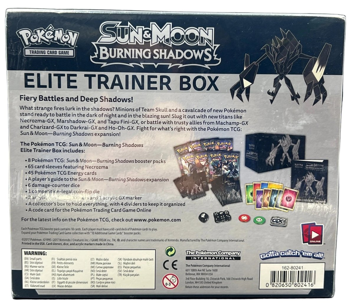 Pokemon - Sun & Moon Burning Shadows ETB - Mega Cash Sydney