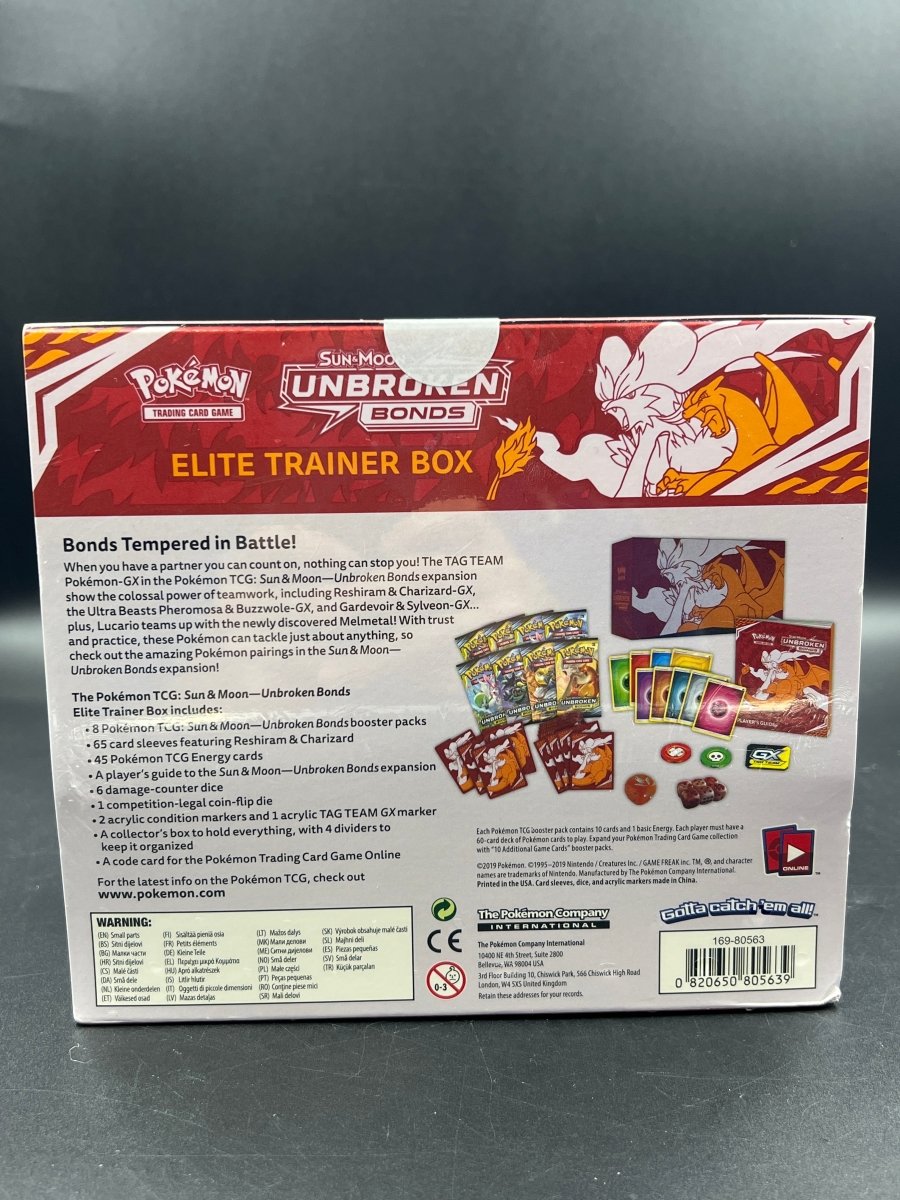 Pokemon - Sun & Moon Unbroken Bonds ETB - Mega Cash Sydney