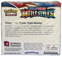 Pokemon- Sword & Shield BATTLE STYLES booster box - Mega Cash Sydney
