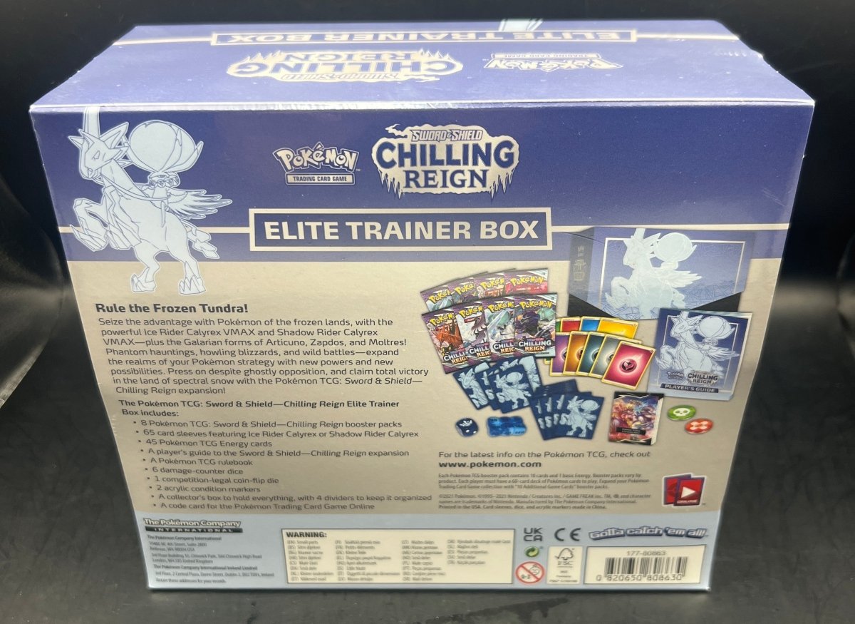 Pokemon - Sword & Shield Chilling Reign ETB - Mega Cash Sydney