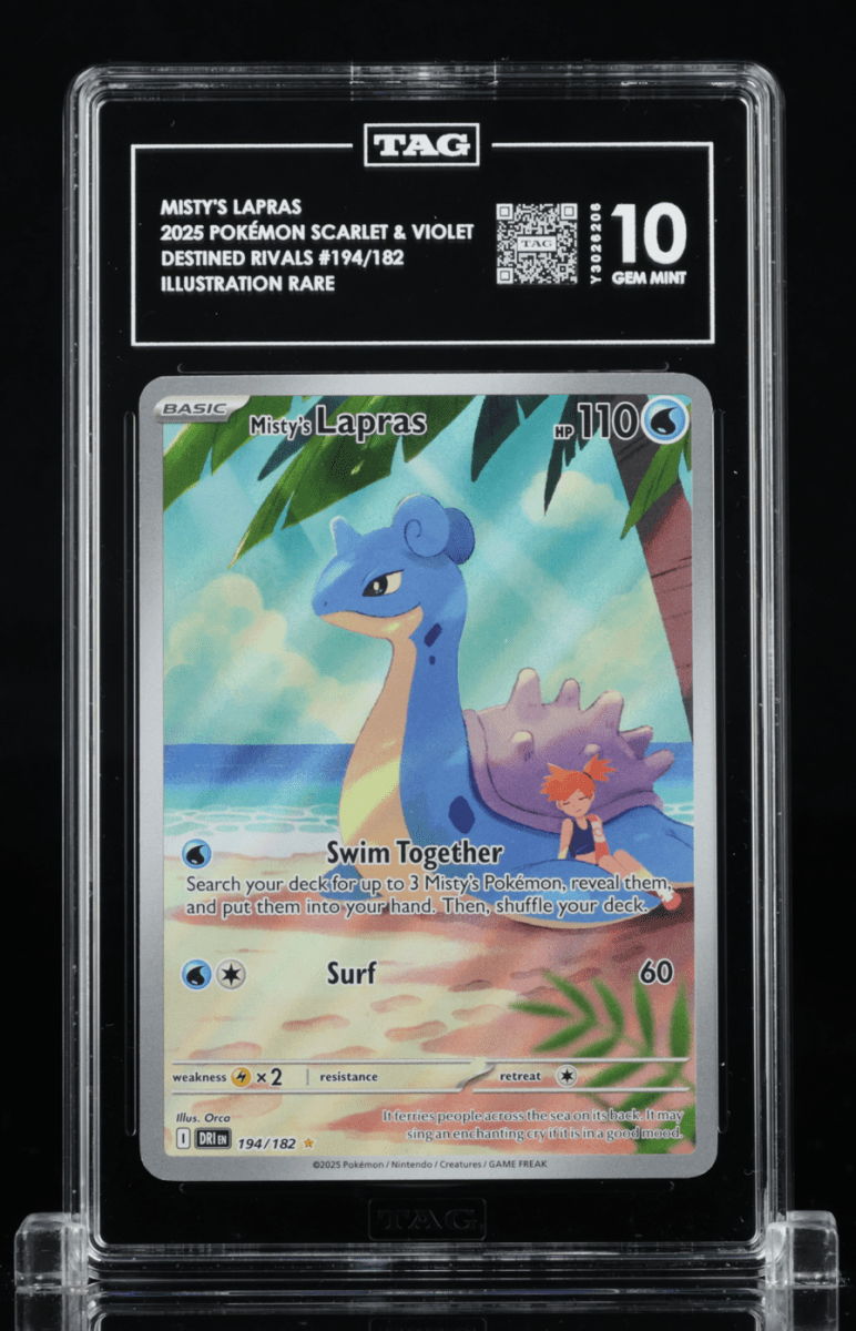 Pokémon - TAG 10 - Misty’s Lapras - 184/182 Destined Rivals - Mega Cash Sydney