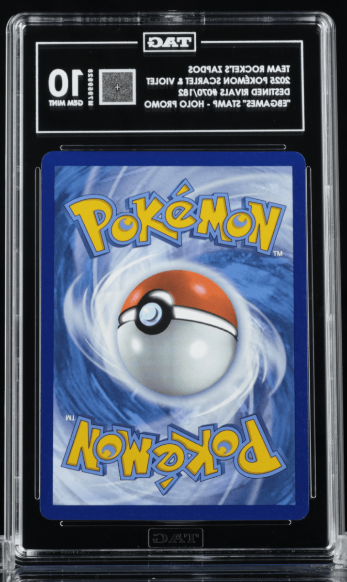 Pokemon - TAG 10 - Team Rocket’s Zapdos EB Games Promo - Mega Cash Sydney