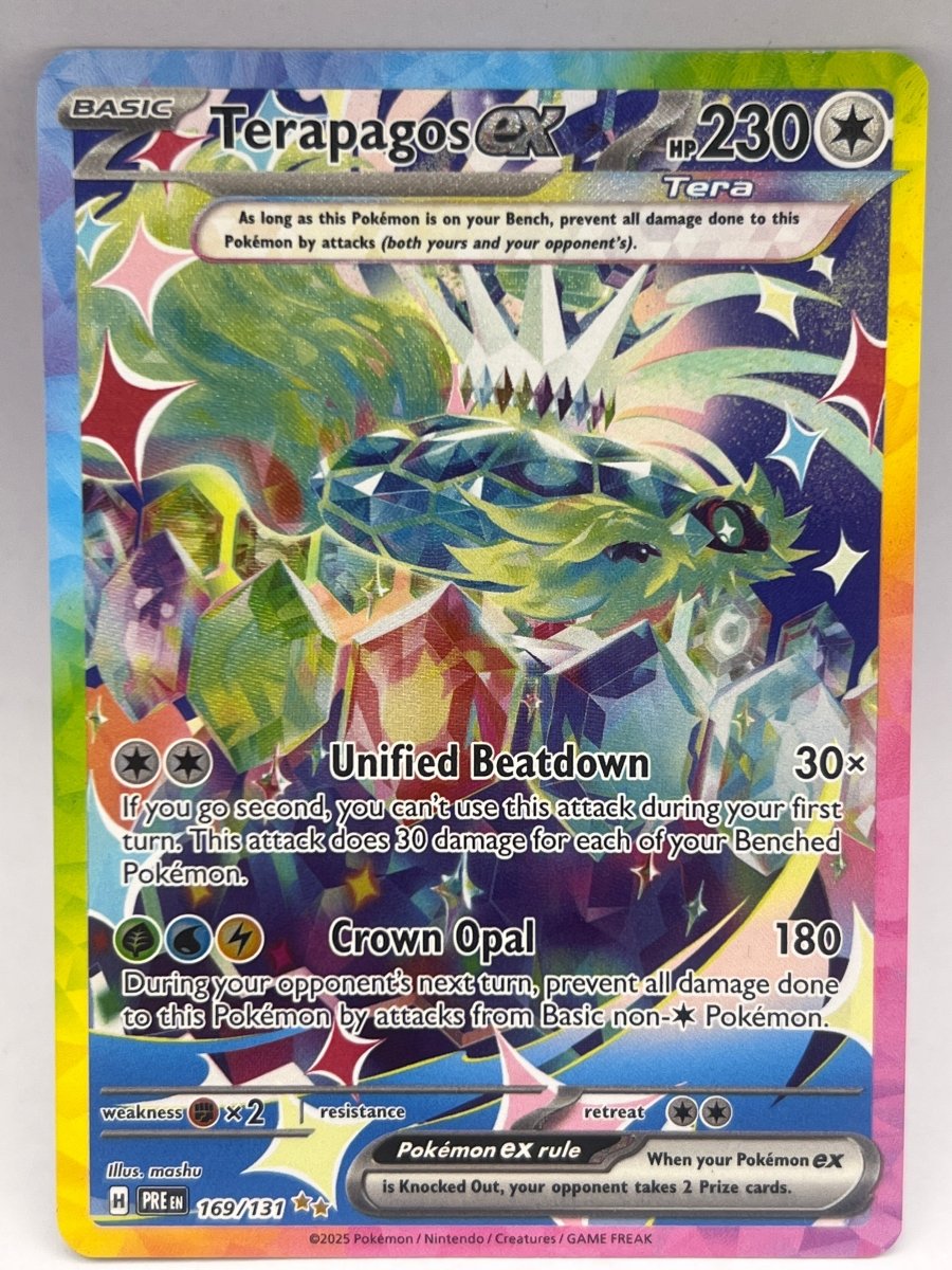 Pokémon - Terapagos Ex 169/131 Prismatic Evolutions - Mega Cash Sydney