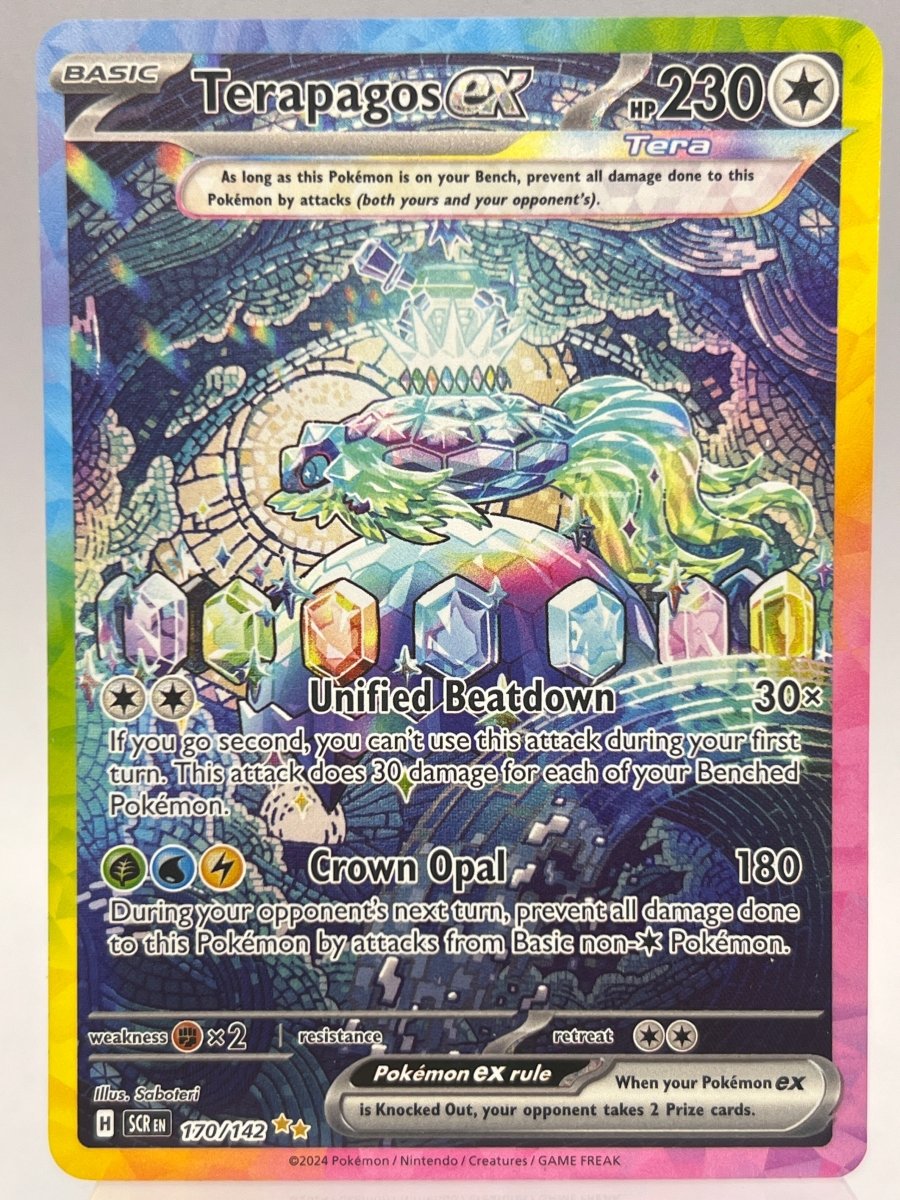 Pokémon - Terapagos Ex 170/142 Stellar Crown - Mega Cash Sydney