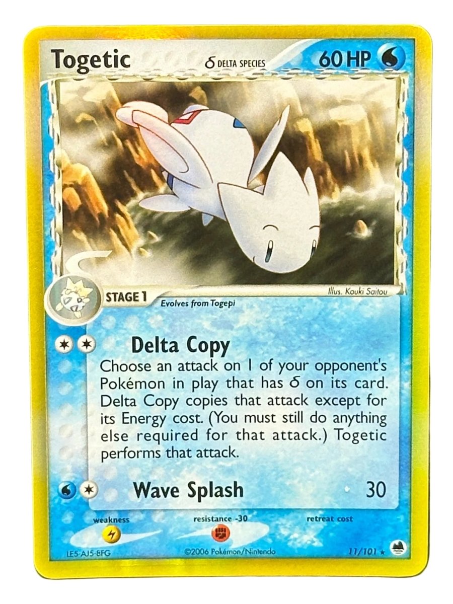 Pokemon - Togetic Delta Species - Dragon Frontiers - 11/101 - Mega Cash Sydney