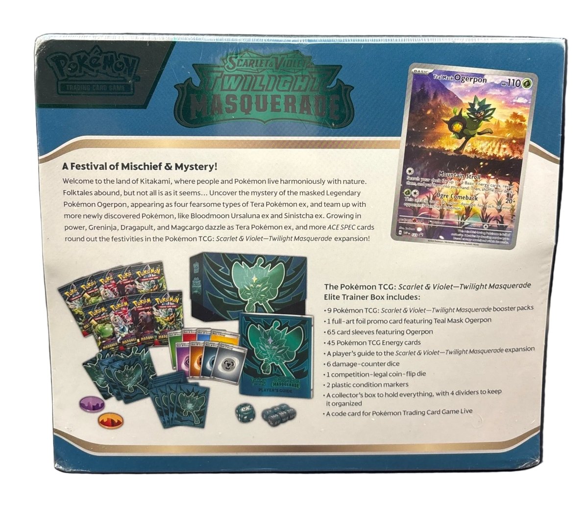 Pokemon - Twilight Masquerade ETB With Acrylic - Mega Cash Sydney