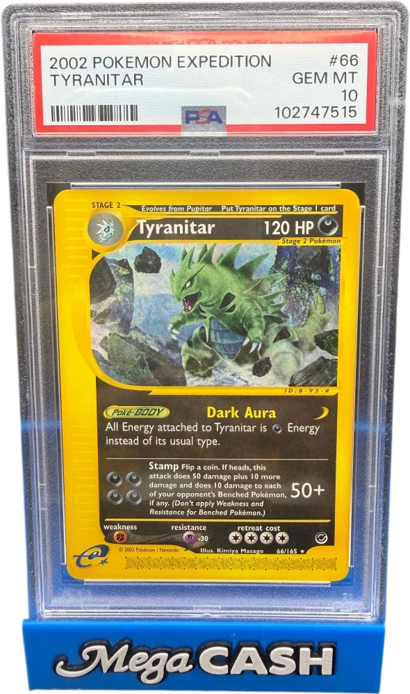 Pokémon - Tyranitar 66/165 PSA 10 - Mega Cash Sydney
