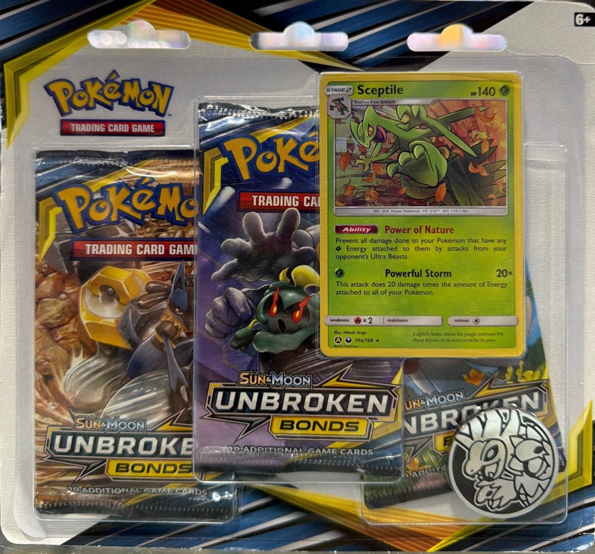 Pokemon - Unbroken Bonds 3 pack - Sceptile promo - Mega Cash Sydney
