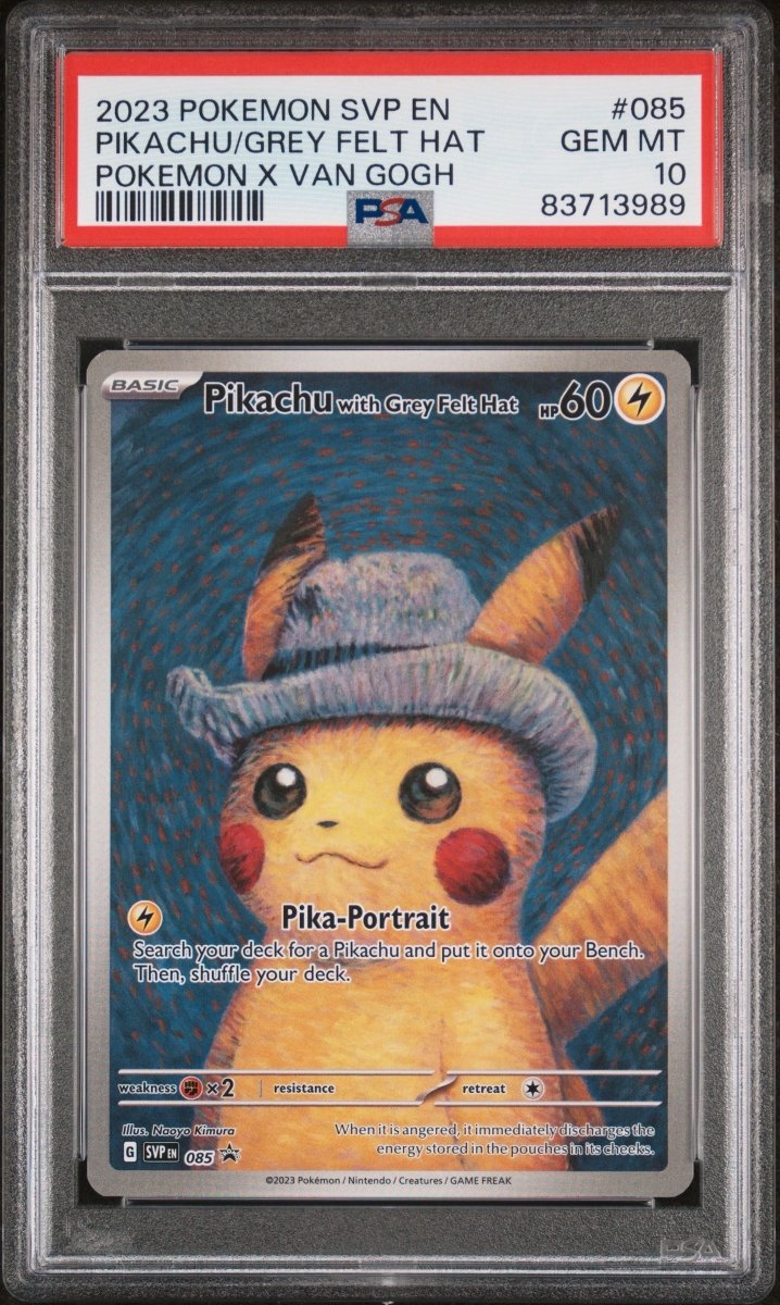 Pokémon - Van Gogh Pikachu SVP085 PSA 10 - Mega Cash Sydney