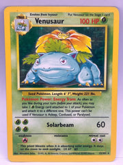 Pokémon - Venusaur 15/102 Holo Base Set Unlimited - Mega Cash Sydney