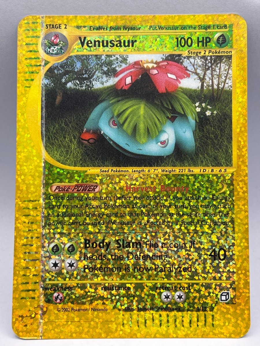 Pokémon - Venusaur 4/12 Box Topper - Mega Cash Sydney