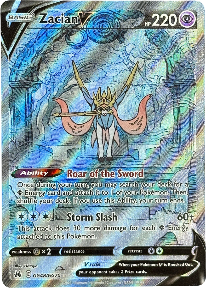 Pokémon - Zacian V - GG48/GG70 - Crown Zenith - Mega Cash Sydney