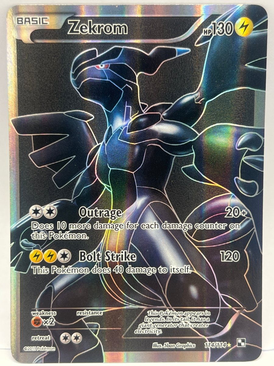 Pokémon - Zekrom 114/114 Black & White Base - Mega Cash Sydney