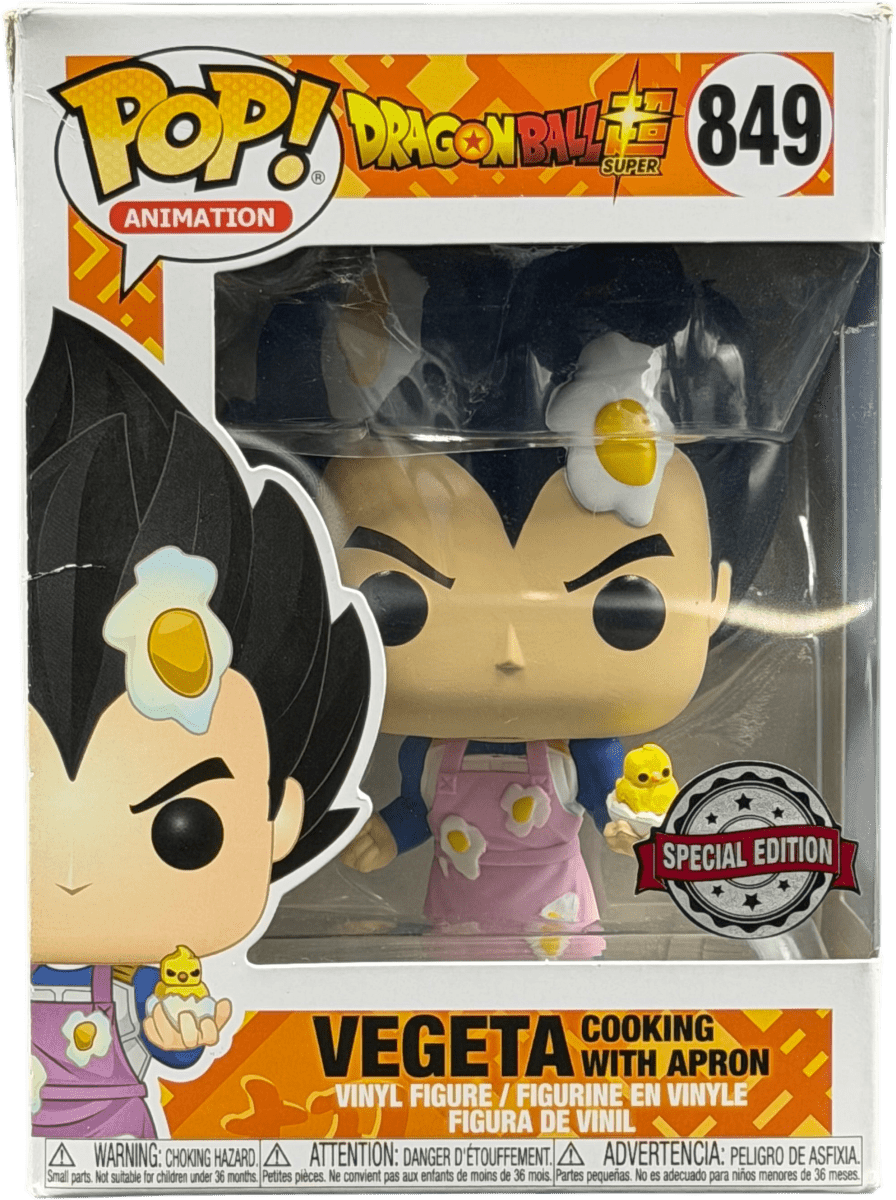 Pop Animation 849 DragonBall Super Vegeta Cooking with Apron - Mega Cash Sydney