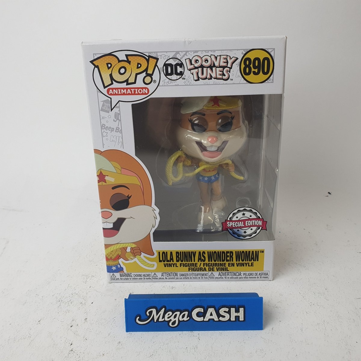 Pop! - Animation - Looney Tunes - Lola Bunny as Wonder Woman - 890 - Mega Cash Sydney