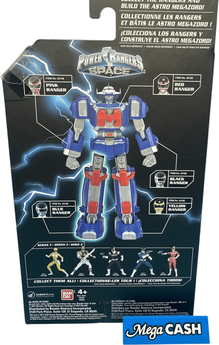 Power Rangers in Space - Blue - By Bandai Figurine - Mega Cash Sydney